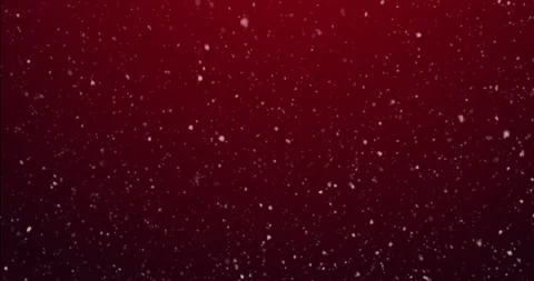 Flying snow on a dark red background Stock Footage 166500271
