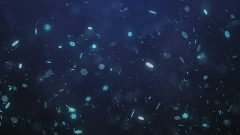 Flying snowflakes background Stock Footage 92143036