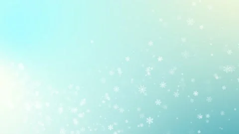 Flying snowflakes on a blue background. Snowfall for the new year. Christmas Stock Footage 165513877