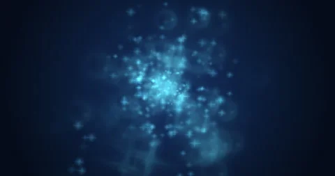 Flying soap bubbles among the sparkling sparks 1 Stock Footage 285603148