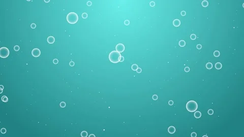 Flying soap bubbles motion graphics Stock Footage 238422443