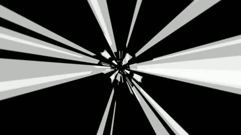 Flying solid tunnel with alpha Stock Footage 22010270