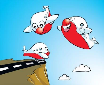 Flying solo 스톡 일러스트