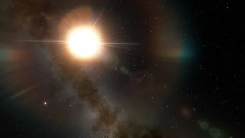 Flying in space Stock Footage 145938702