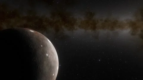 Flying in space Stock Footage 145939201