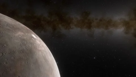 Flying in space Stock Footage 145939259