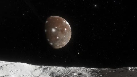 Flying in space Stock Footage 145939288