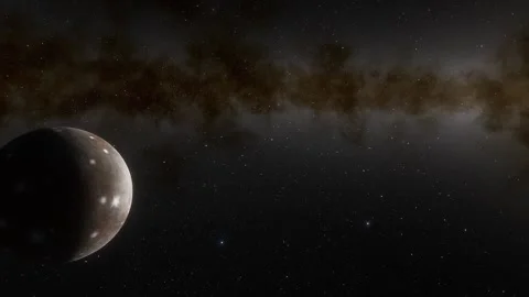 Flying in space Stock Footage 145939289