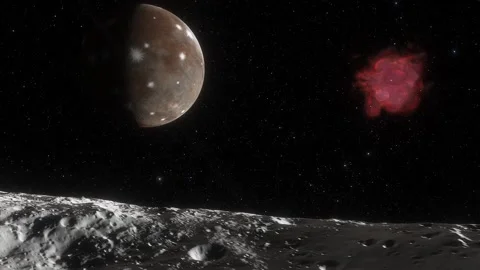 Flying in space Stock-Footage 145939320