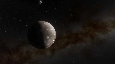 Flying in space Stock Footage 145939355