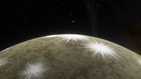 Flying in space Stock Footage 145939680