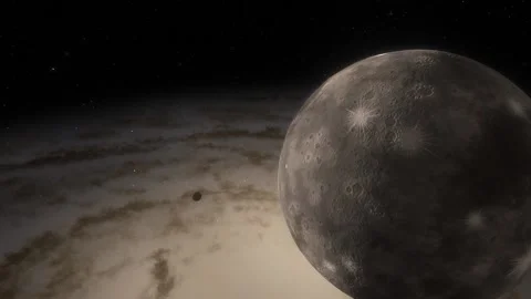 Flying in space Stock Footage 145940066