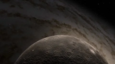 Flying in space Video stock 145940101