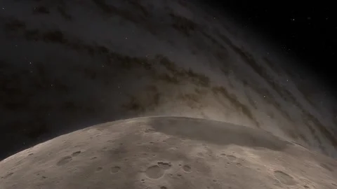 Flying in space Stock Footage 145940143