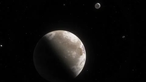 Flying in space Stock Footage 145947236