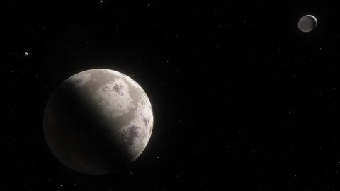 Flying in space Stock Footage 145947265