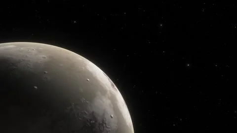 Flying in space Video stock 145947360