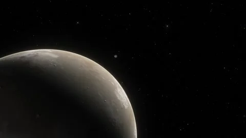 Flying in space Stock Footage 145947373