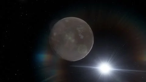 Flying in space Stock Footage 145947404