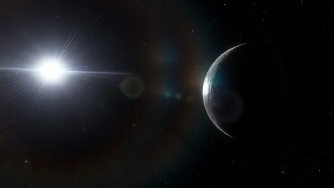 Flying in space Stock Footage 145947555