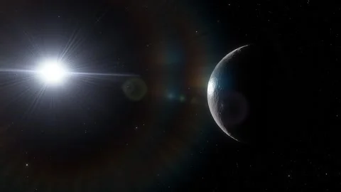 Flying in space Stock Footage 145947613