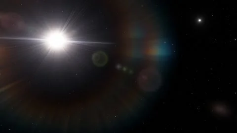 Flying in space Stock Footage 145976026