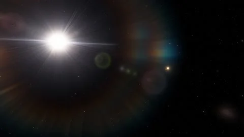 Flying in space Stock Footage 145976035