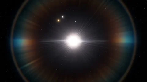 Flying in space Stock Footage 145976079