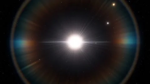 Flying in space Stock Footage 145976081