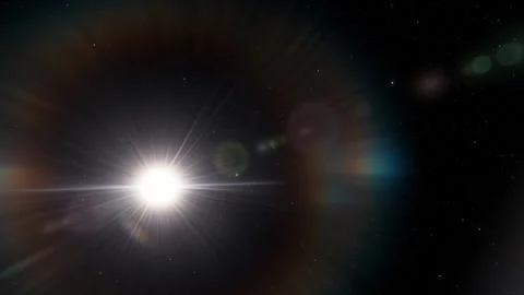 Flying in space Stock Footage 145976135