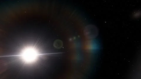 Flying in space Stock Footage 145976138