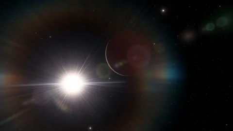 Flying in space Stock Footage 145976157