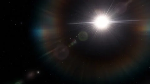 Flying in space Stock Footage 145976240