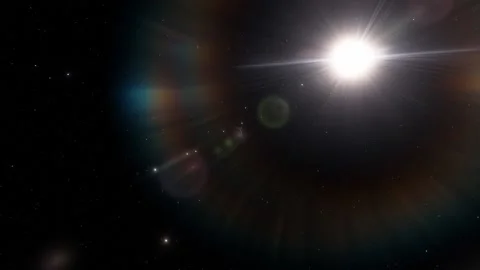 Flying in space Stock Footage 145976279