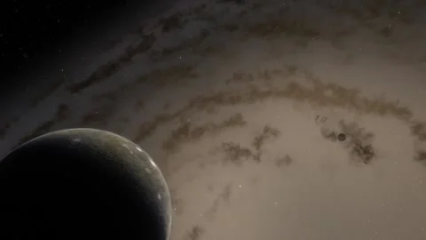 Flying in space Stock-Footage 145977280