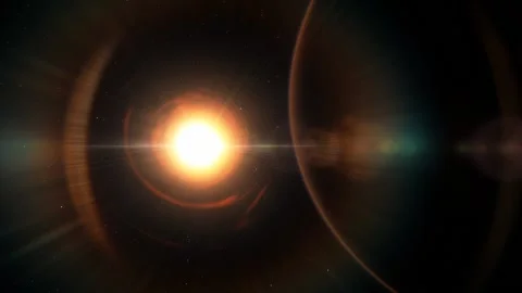 Flying in space Stock Footage 145977527