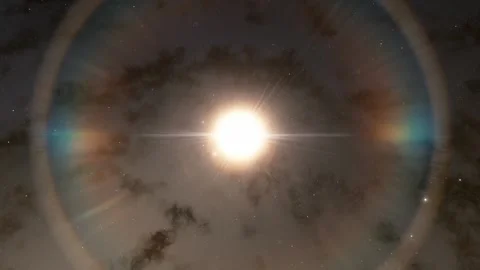 Flying in space Stock Footage 145977614