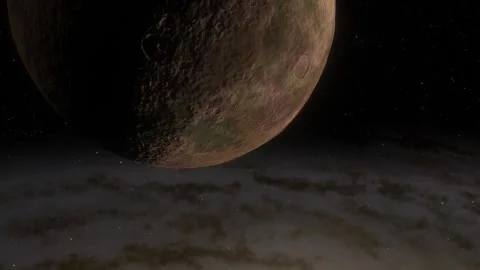 Flying in space Stock Footage 145977627