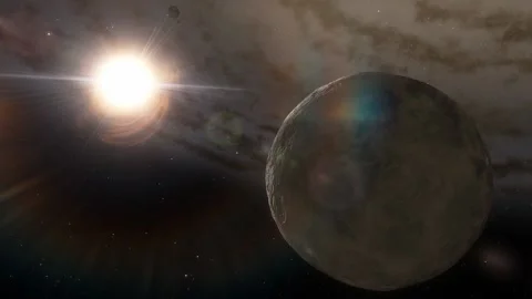 Flying in space Stock Footage 145977708