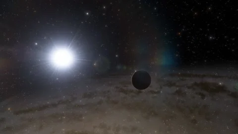 Flying in space Stock Footage 146010824