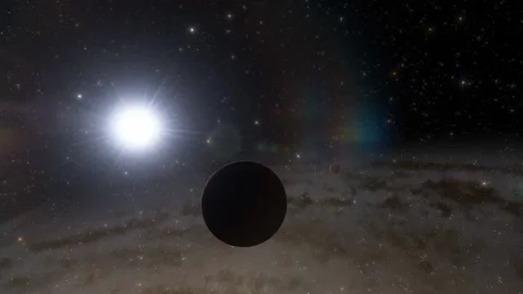 Flying in space Stock Footage 146010854