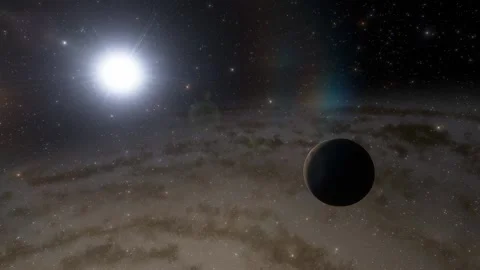 Flying in space Stock Footage 146010908