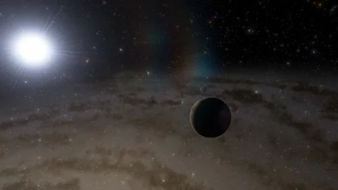 Flying in space Stock Footage 146010918