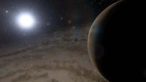 Flying in space Stock Footage 146010975