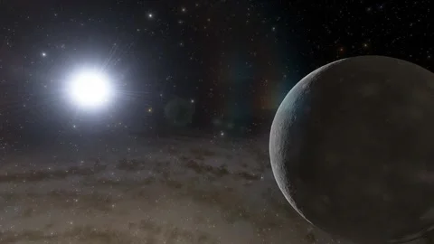 Flying in space Stock Footage 146011058