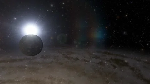 Flying in space Stock Footage 146011085