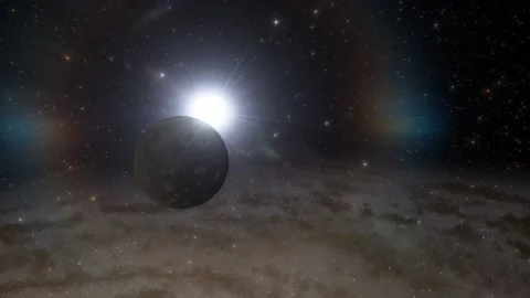 Flying in space Stock Footage 146011129