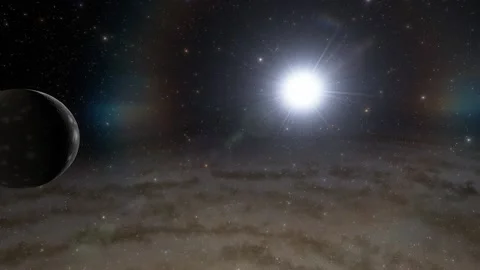 Flying in space Stock Footage 146011133