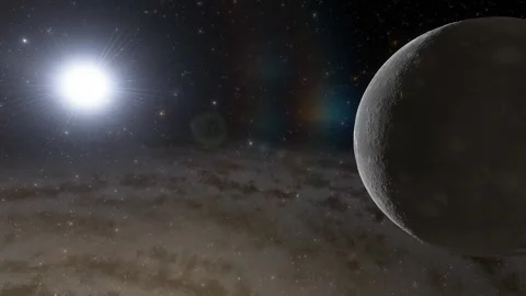 Flying in space Stock Footage 146011170