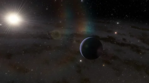 Flying in space Stock Footage 146011190